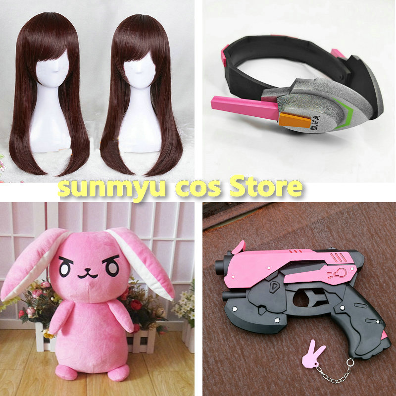 Dva Cosplay Prop - Реквизит для косплея D.VA: головной убор,