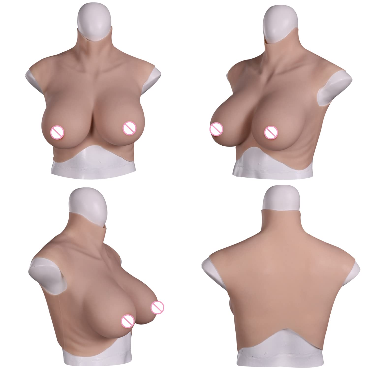 Cosplay Prop Filler - Поддельные грудь для мужчин силиконовый наполнитель