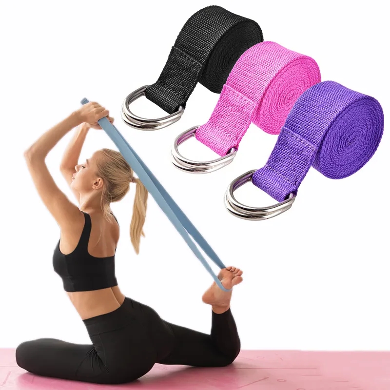 D Ring Strap - 183*3,8 см ремень для йоги, хлопковый
