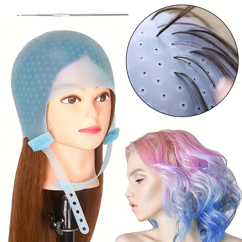 Hair Spray Color - Многоразовая силиконовая шапочка для окрашивания волос