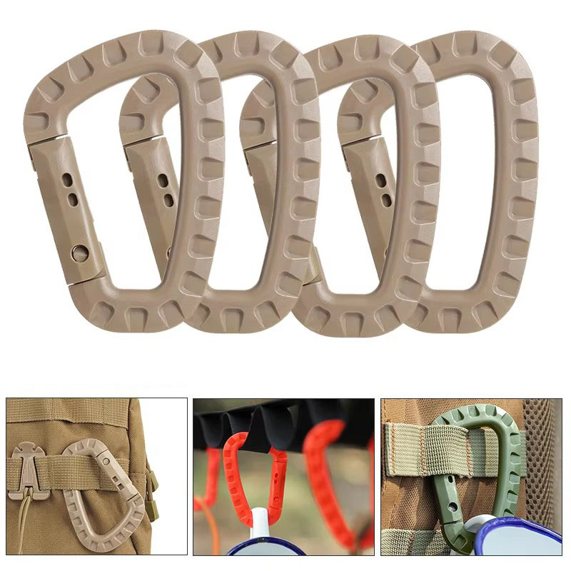 D Ring Strap - 1/3/5 шт., пластиковый карабин, застежка-крючок, D-образное