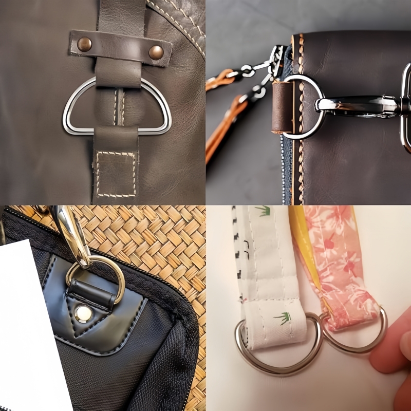 D Ring Strap - 10 шт./лот, 15-50 мм, D-образные пряжки