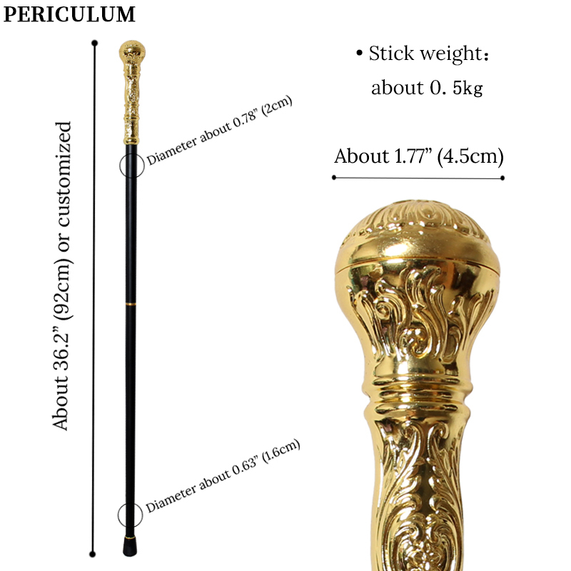 Блестящая золотая трость в вик – обзор и цена Detachable Cosplay Prop