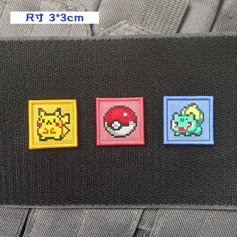 Патчи с вышивкой в пиксельном  – обзор и цена Pokeball Cosplay Prop